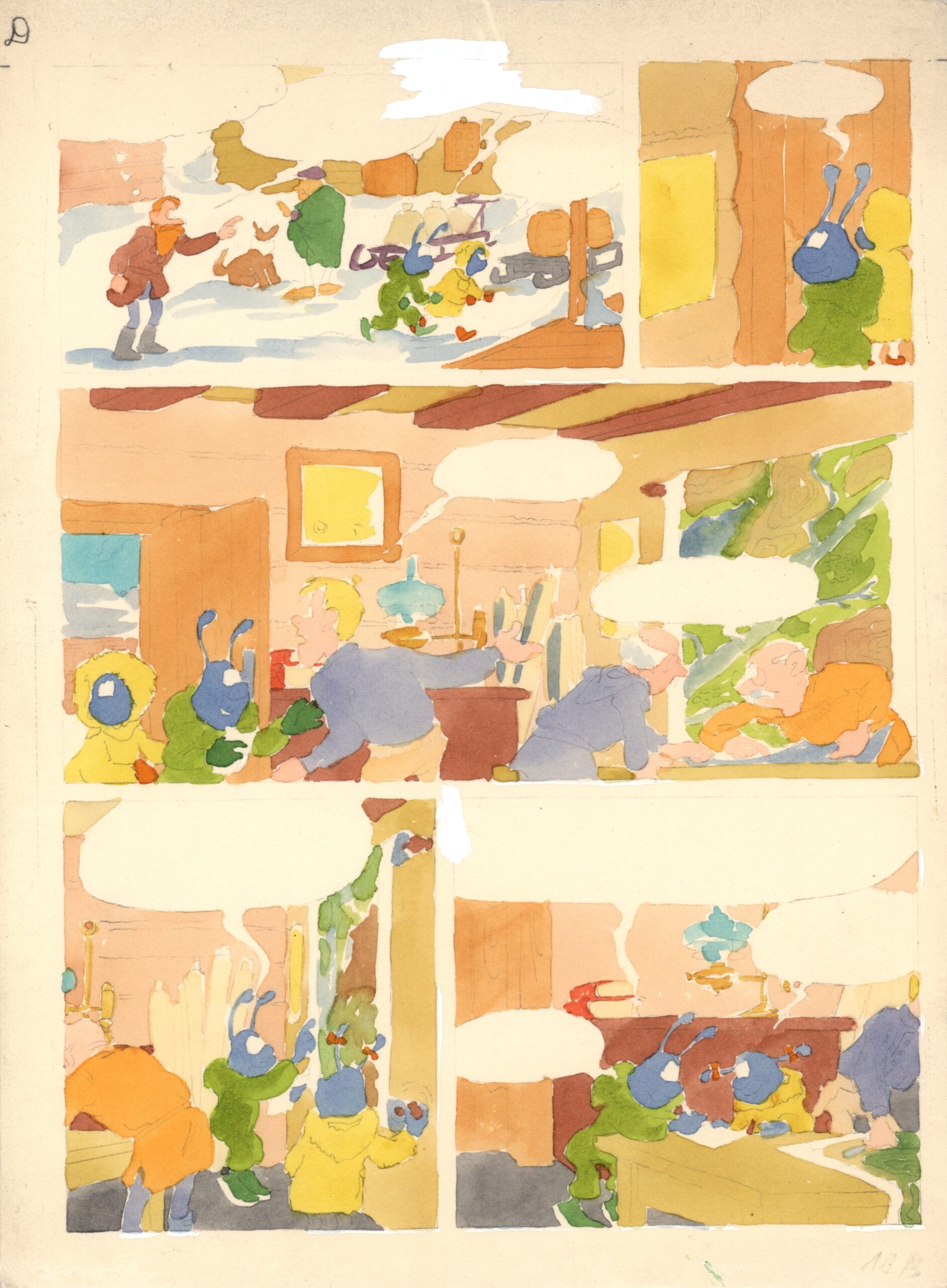 Jonka, Jonek i Kleks. Złoto Alaski, strona 33 (komplet – tusz i kolor) - obrazek 2